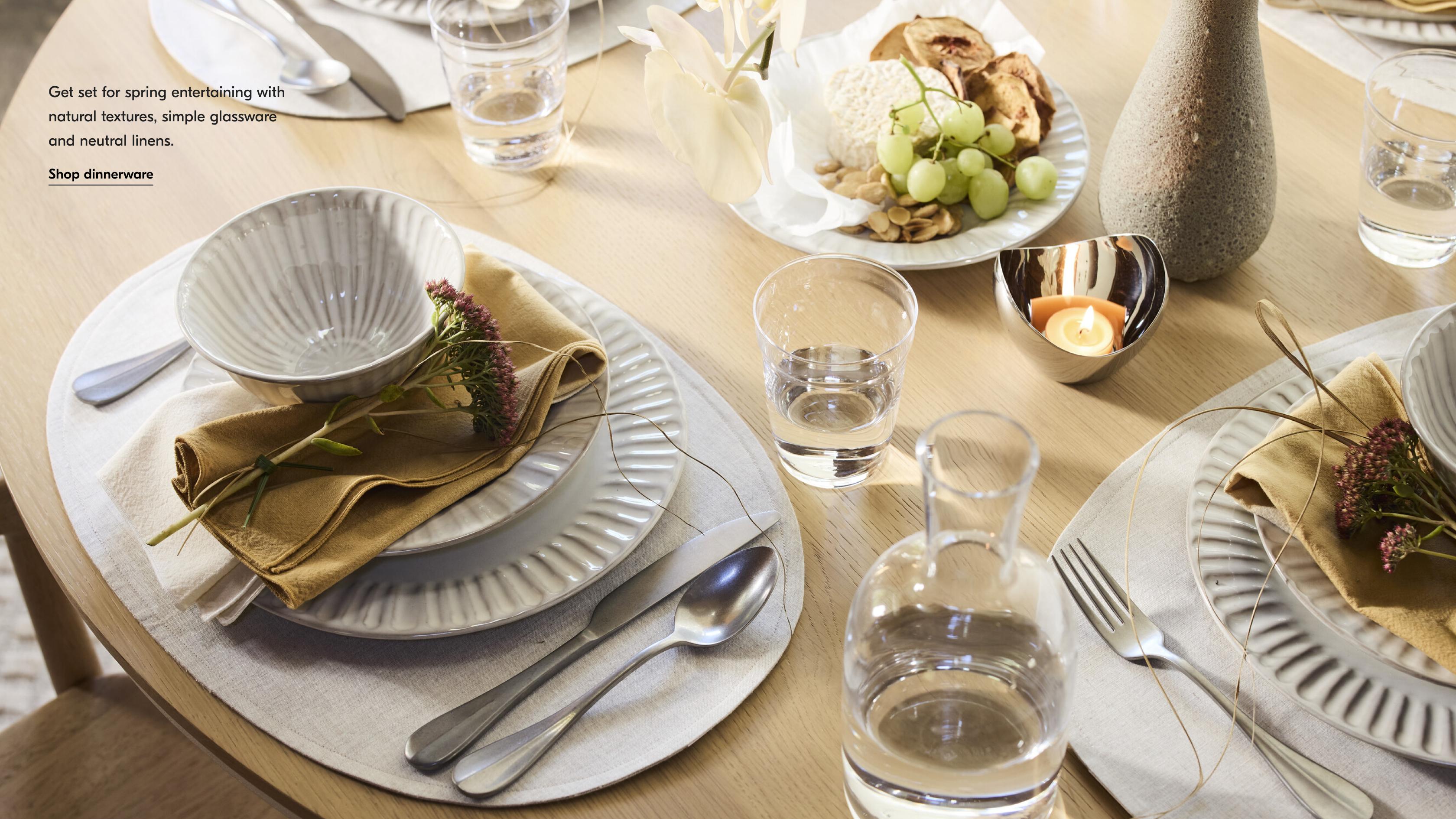 Shop dinnerware